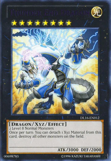 Dragon, Duelist League Promo, Light, Rare, Unlimited, Xyz/Effect Monster Thunder End Dragon (Purple) [DL16-EN012] Rare - Trading Card World