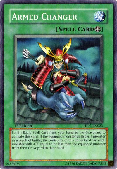 1st Edition, Common, Duelist Pack 2: Chazz Princeton, Equip Spell, Spell, Unlimited Armed Changer [DP2-EN023] Common - Trading Card World