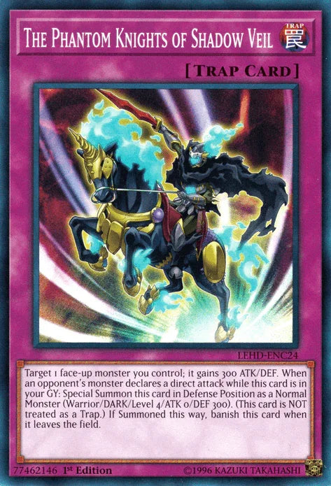 1st Edition, Common, Legendary Hero Decks, Normal Trap, Trap The Phantom Knights of Shadow Veil [LEHD-ENC24] Common - Trading Card World