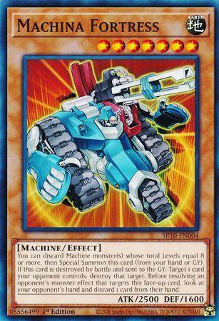 1st Edition, Common, Earth, Effect Monster, Machine, Structure Deck: Mechanized Madness Machina Fortress [SR10-EN004] Common - Trading Card World