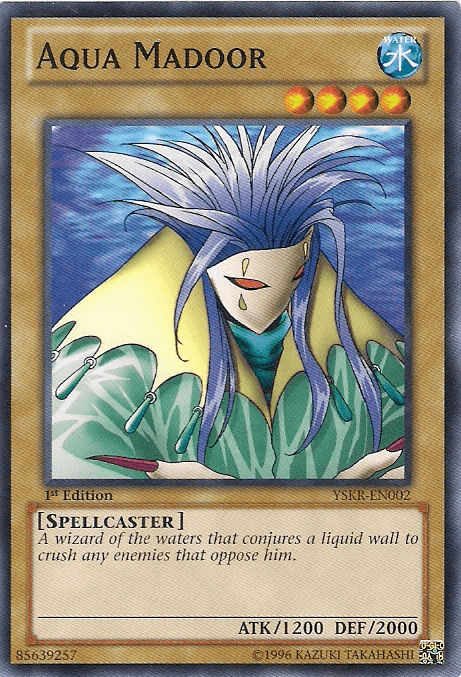 1st Edition, Common, Normal Monster, Spellcaster, Starter Deck: Kaiba Reloaded, Unlimited, Water Aqua Madoor [YSKR-EN002] Common - Trading Card World