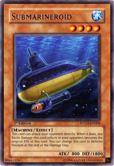 1st Edition, Effect Monster, Machine, Power of the Duelist, Rare, Unlimited, Water Submarineroid [POTD-EN008] Rare - Trading Card World