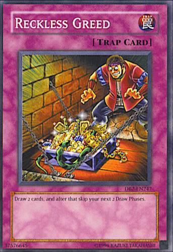 Common, Dark Beginning 2, Normal Trap, Trap, Unlimited Reckless Greed [DB2-EN247] Common - Trading Card World