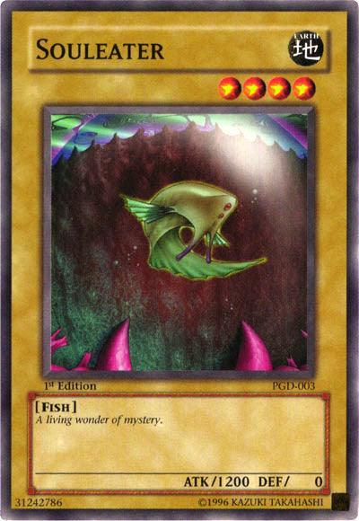 1st Edition, Common, Earth, Fish, Normal Monster, Pharaonic Guardian, Unlimited Souleater [PGD-003] Common - Trading Card World