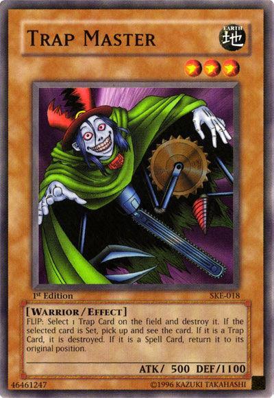 1st Edition, Common, Earth, Effect Monster, Starter Deck: Kaiba Evolution, Unlimited, Warrior Trap Master [SKE-018] Common - Trading Card World