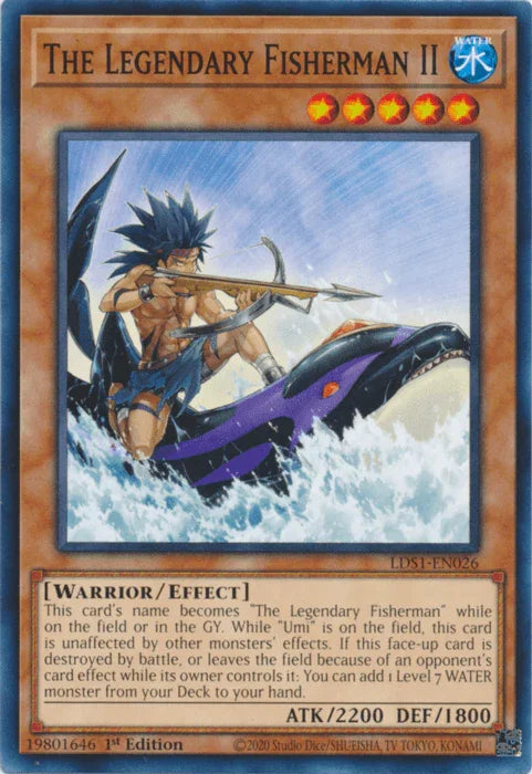 1st Edition, Common, Effect Monster, Legendary Duelists: Season 1, Warrior, Water The Legendary Fisherman II [LDS1-EN026] Common - Trading Card World