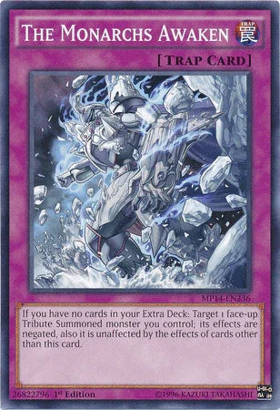 1st Edition, 2014 Mega-Tins Mega Pack, Common, Normal Trap, Trap The Monarchs Awaken [MP14-EN236] Common - Trading Card World