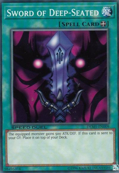 Common, Equip Spell, Speed Duel Demo Deck, Spell, Unlimited Sword of Deep-Seated [DEM5-EN009] Common - Trading Card World