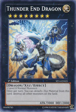 1st Edition, Common, Dragon, Light, Star Pack 2014, Xyz/Effect Monster Thunder End Dragon [SP14-EN021] Common - Trading Card World
