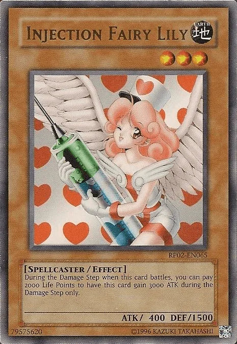 Earth, Effect Monster, Retro Pack 2, Spellcaster, Ultra Rare, Unlimited Injection Fairy Lily [RP02-EN065] Ultra Rare - Trading Card World