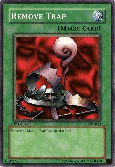1st Edition, Common, Normal Spell, Spell, Starter Deck: Yugi, Unlimited Remove Trap [SDY-048] Common - Trading Card World