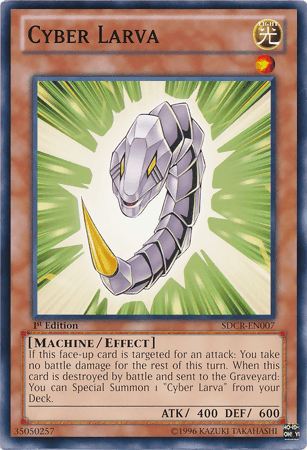 1st Edition, Common, Effect Monster, Light, Machine, Structure Deck: Cyber Dragon Revolution, Unlimited Cyber Larva [SDCR-EN007] Common - Trading Card World