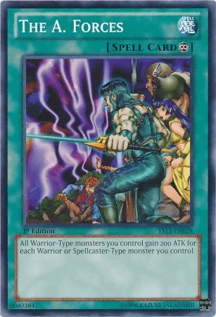1st Edition, Common, Continuous Spell, Spell, Super Starter: V for Victory The A. Forces [YS13-EN028] Common - Trading Card World