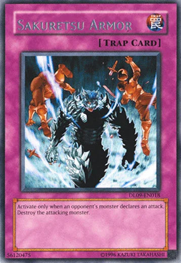 Duelist League Promo, Normal Trap, Rare, Trap, Unlimited Sakuretsu Armor (Silver) [DL09-EN018] Rare - Trading Card World