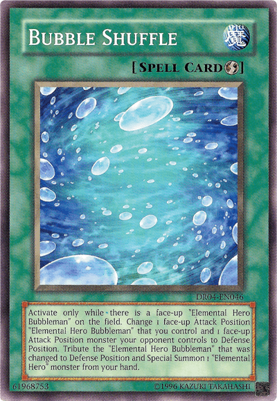 Common, Dark Revelation Volume 4, Quick Play Spell, Spell, Unlimited Bubble Shuffle [DR04-EN046] Common - Trading Card World