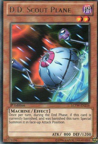 1st Edition, Dark, Effect Monster, Legendary Collection 3: Yugi's World, Machine, Rare, Unlimited D.D. Scout Plane [LCYW-EN216] Rare - Trading Card World