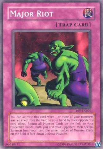 Common, Normal Trap, Pharaoh's Servant, Trap, Unlimited Major Riot [PSV-EN029] Common - Trading Card World