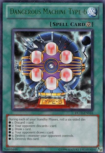 Continuous Spell, Duelist League Promo, Rare, Spell, Unlimited Dangerous Machine Type-6 (Green) [DL12-EN016] Rare - Trading Card World