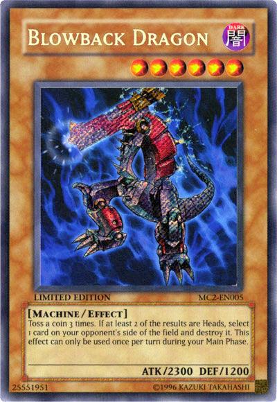 Dark, Effect Monster, Limited, Machine, Master Collection Volume 2, Secret Rare Blowback Dragon [MC2-EN005] Secret Rare - Trading Card World