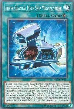 Common, Field Spell, OTS Tournament Pack 10, Spell, Unlimited Super Quantal Mech Ship Magnacarrier [OP10-EN023] Common - Trading Card World