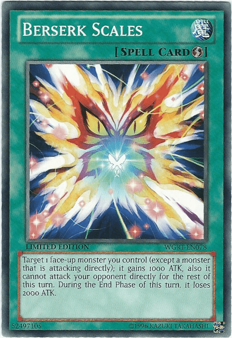 Battle Pack 2: War of the Giants Reinforcements, Common, Limited, Quick-Play Spell, Spell Berserk Scales [WGRT-EN078] Common - Trading Card World