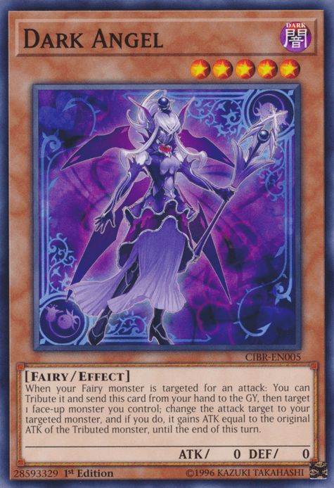 1st Edition, Circuit Break, Common, Dark, Effect Monster, Fairy, Unlimited Dark Angel [CIBR-EN005] Common - Trading Card World