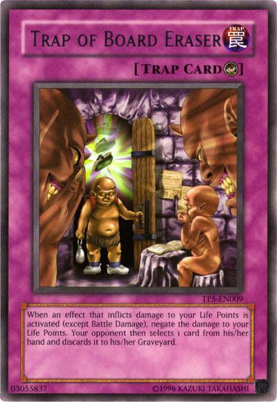 Counter Trap, Rare, Tournament Pack 5, Trap, Unlimited Trap of Board Eraser [TP5-EN009] Rare - Trading Card World