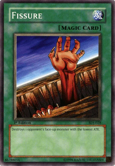 1st Edition, Common, Normal Spell, Spell, Starter Deck: Joey, Unlimited Fissure [SDJ-028] Common - Trading Card World