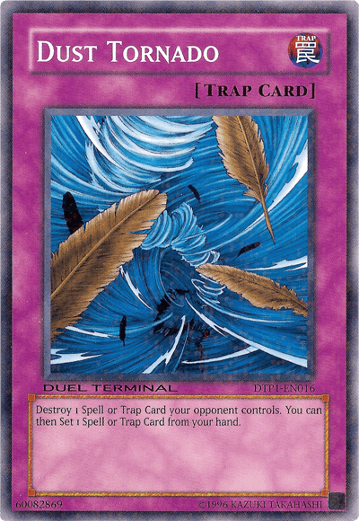 Common, Duel Terminal - Preview, Limited, Normal Trap, Trap Dust Tornado [DTP1-EN016] Common - Trading Card World
