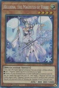 1st Edition, Collector's Rare, Effect Monster, Genesis Impact, Light, Spellcaster Rilliona, the Magistus of Verre (CR) [GEIM-EN003] Collector's Rare - Trading Card World