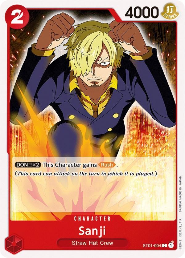 Character, Common, Starter Deck: Straw Hat Crew, Starter Decks, Straw Hat Crew Sanji [Starter Deck: Straw Hat Crew] - Trading Card World