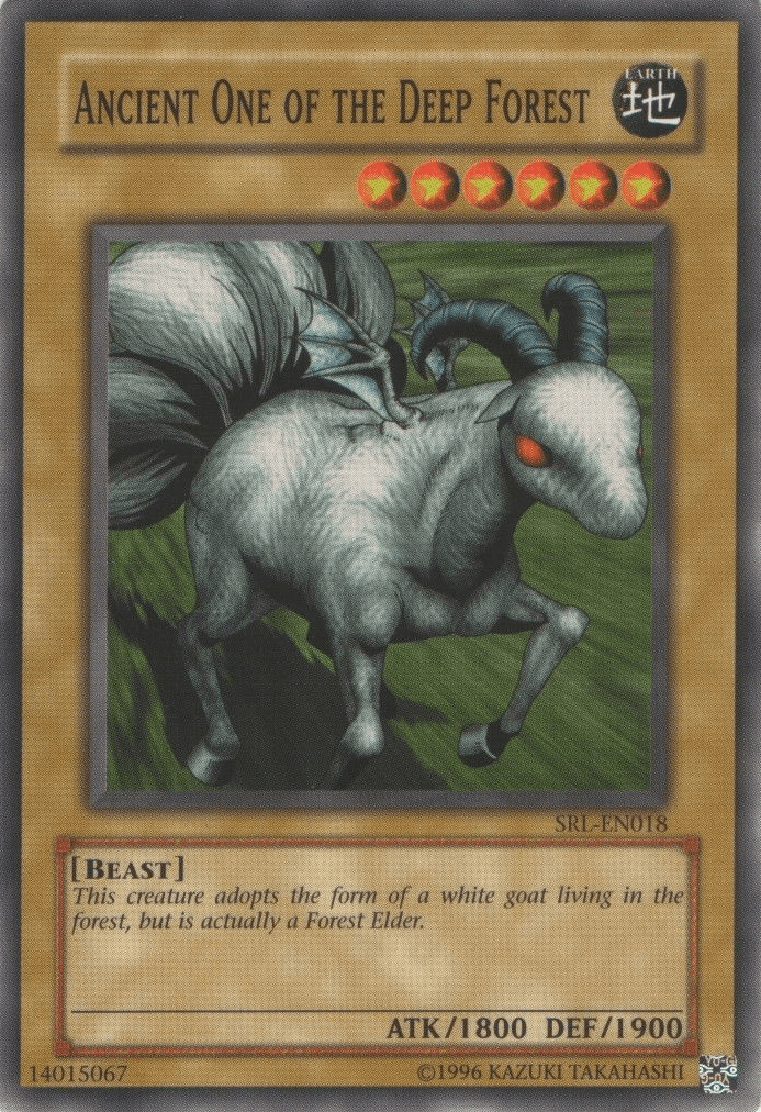 Beast, Common, Earth, Normal Monster, Spell Ruler, Unlimited Ancient One of the Deep Forest [SRL-018] Common - Trading Card World