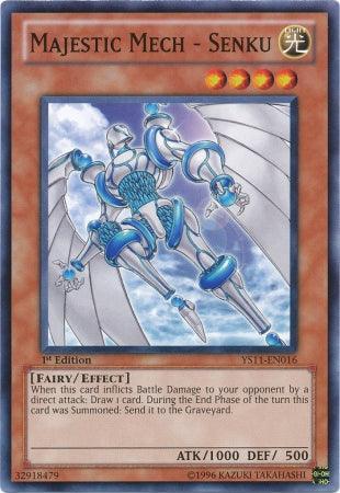 1st Edition, Common, Effect Monster, Fairy, Light, Starter Deck: Dawn of the Xyz Majestic Mech - Senku [YS11-EN016] Common - Trading Card World
