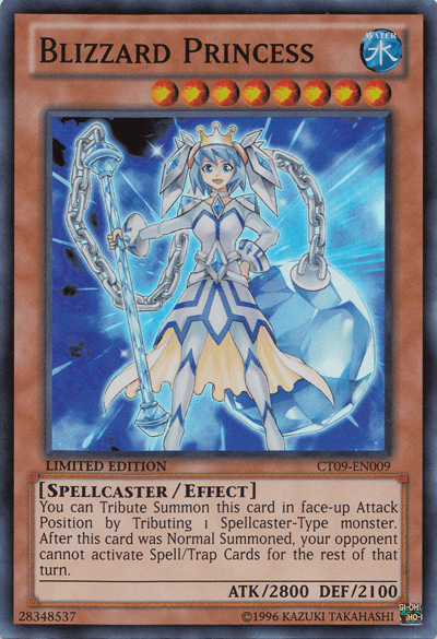 2012 Collectors Tin, Effect Monster, Limited, Spellcaster, Super Rare, Water Blizzard Princess [CT09-EN009] Super Rare - Trading Card World