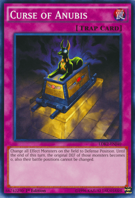 1st Edition, Common, Legendary Decks II, Normal Trap, Trap, Unlimited Curse of Anubis [LDK2-ENJ40] Common - Trading Card World