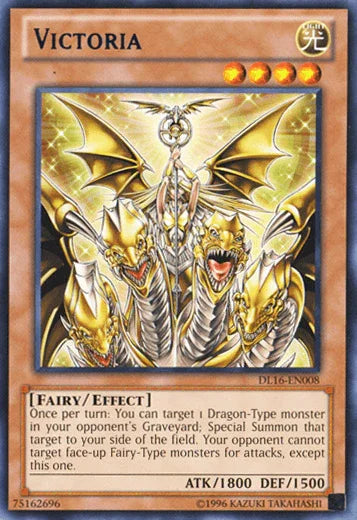 Duelist League Promo, Effect Monster, Fairy, Light, Rare, Unlimited Victoria (Blue) [DL16-EN008] Rare - Trading Card World
