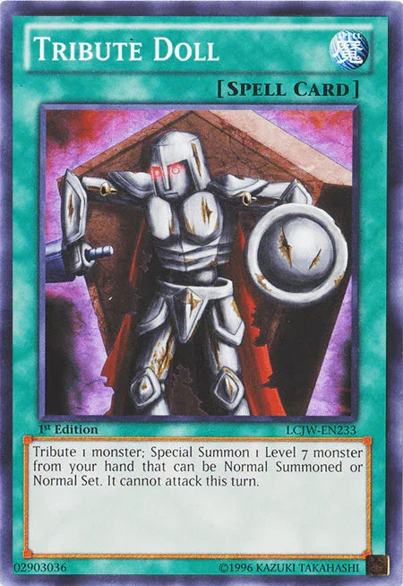 1st Edition, Common, Legendary Collection 4: Joey's World, Normal Spell, Spell Tribute Doll [LCJW-EN233] Common - Trading Card World