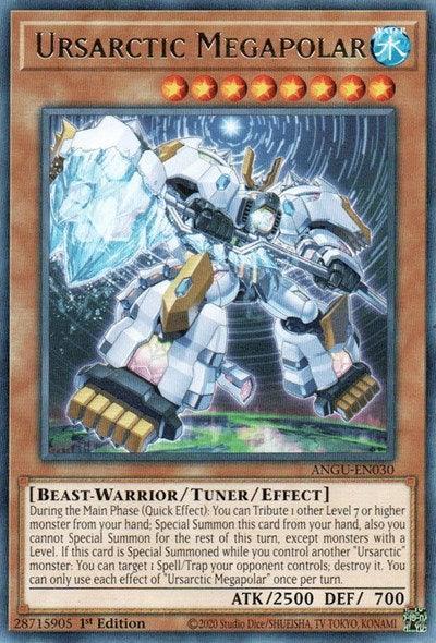 1st Edition, Ancient Guardians, Beast-Warrior, Rare, Tuner/Effect Monster, Water Ursarctic Megapolar (Rare) [ANGU-EN030] Rare - Trading Card World