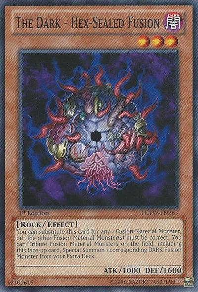 1st Edition, Common, Dark, Effect Monster, Legendary Collection 3: Yugi's World, Rock, Unlimited The Dark - Hex-Sealed Fusion [LCYW-EN263] Common - Trading Card World