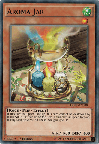 1st Edition, Clash of Rebellions, Common, Flip/Effect Monster, Rock, Unlimited, Wind Aroma Jar [CORE-EN038] Common - Trading Card World