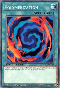 1st Edition, Common, Normal Spell, Speed Duel GX: Duel Academy Box, Spell Polymerization [SGX1-ENG11] Common - Trading Card World