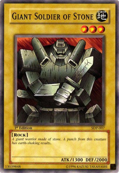 1st Edition, Common, Earth, Normal Monster, Rock, Starter Deck: Pegasus, Unlimited Giant Soldier of Stone [SDP-007] Common - Trading Card World