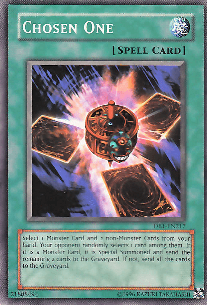 Common, Dark Beginning 1, Normal Spell, Spell, Unlimited Chosen One [DB1-EN217] Common - Trading Card World