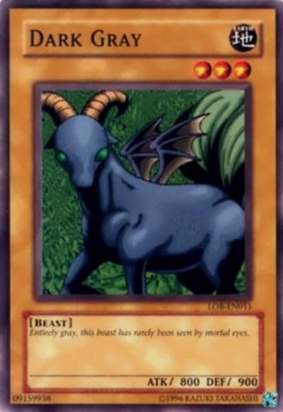 Beast, Common, Earth, Normal Monster, The Legend of Blue Eyes White Dragon, Unlimited Dark Gray [LOB-EN011] Common - Trading Card World