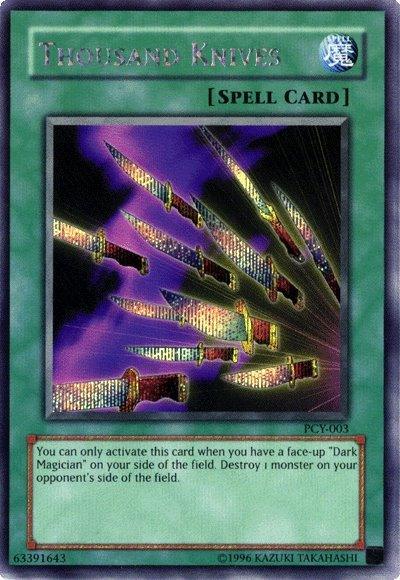 Limited, Normal Spell, Power of Chaos: Yugi the Destiny, Secret Rare, Spell Thousand Knives [PCY-003] Secret Rare - Trading Card World