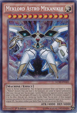 1st Edition, Effect Monster, Legendary Collection 5D's, Light, Machine, Secret Rare Meklord Astro Mekanikle [LC5D-EN161] Secret Rare - Trading Card World