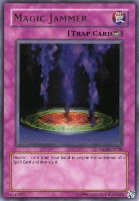 Counter Trap, Metal Raiders, Trap, Ultra Rare, Unlimited Magic Jammer [MRD-EN128] Ultra Rare - Trading Card World
