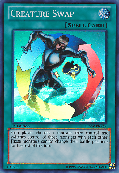 1st Edition, Legendary Collection 3: Yugi's World, Normal Spell, Spell, Super Rare, Unlimited Creature Swap [LCYW-EN269] Super Rare - Trading Card World