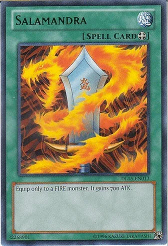 Duelist League Promo, Equip Spell, Rare, Spell, Unlimited Salamandra (Green) [DL15-EN013] Rare - Trading Card World