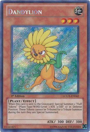 1st Edition, Earth, Effect Monster, Legendary Collection 2, Plant, Secret Rare, Unlimited Dandylion [LCGX-EN042] Secret Rare - Trading Card World
